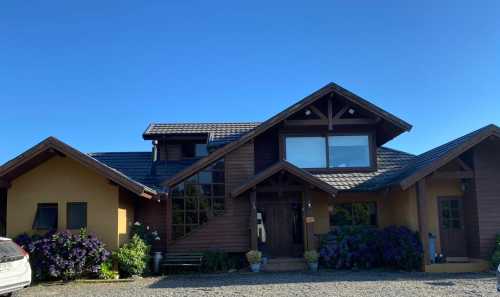 Venta Casa N°12 en condominio La Unión con vista al lago, sector Los Riscos, Pucón — Los Riscos, Pucón